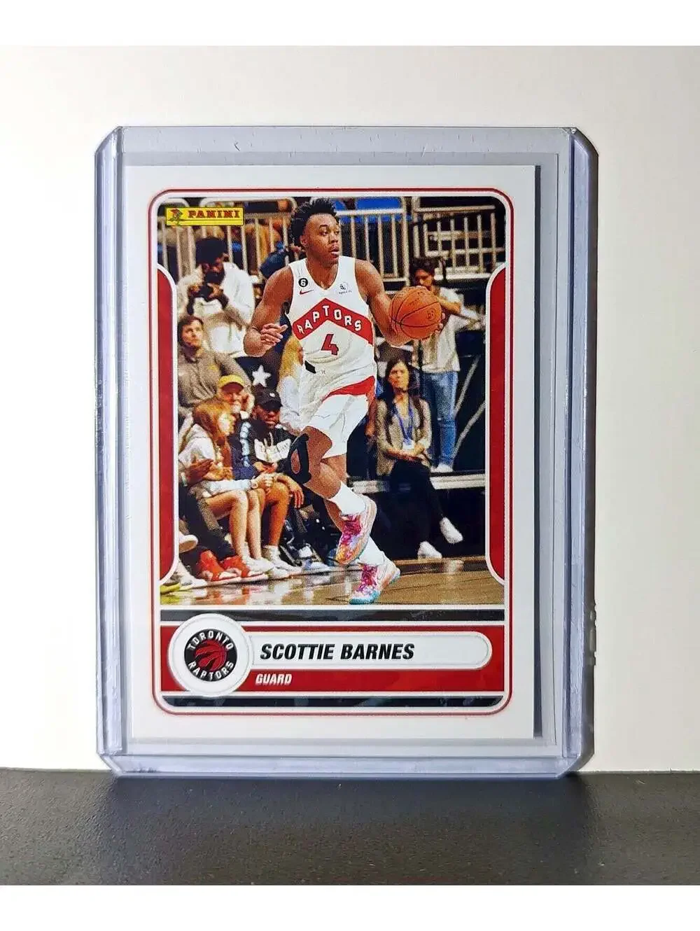 Scottie Barnes 2023-24 Panini NBA #61 Sticker Card Toronto Raptors
